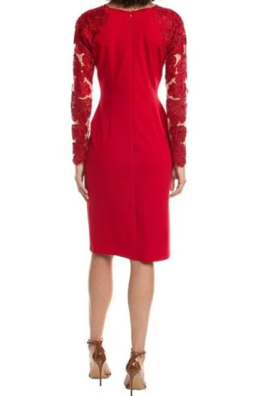 画像2: セール！Tadashi Shoji タダシショージ   Emille Dress　レッド   (2)