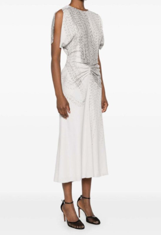 画像3: セール！【矢田亜希子さん着用】VICTORIA BECKHAM  ヴィクトリアベッカム　チェーンプリントドレス (3)