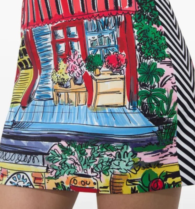 画像3: セール！Alice + Olivia　アリスアンドオリビア　Coley シフトドレス　Vacation Dreams (3)