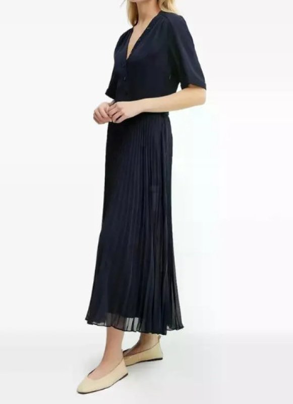 画像4: セール！【ヴィクトリア王女愛用】Boss  docelina プリーツドレス (4)