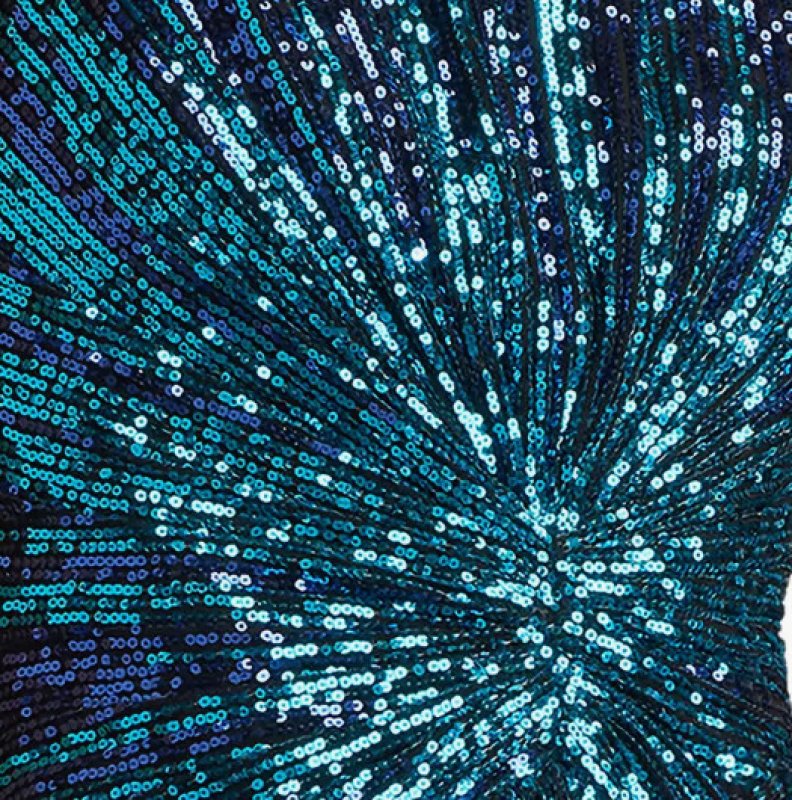 画像4: Tadashi Shoji タダシショージ   Solene スパンコールカクテルドレス　ブルー系 (4)