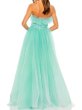 画像2: セール！Mac Duggal マックドゥガル  Strapless Glitter Tulle Gown  (2)