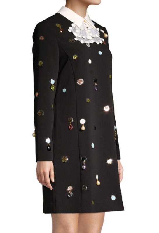 画像3: 12/7までセール！【ELLE掲載】Tory Burch トリーバーチ　Jewel Embroidered Shift Dress (3)