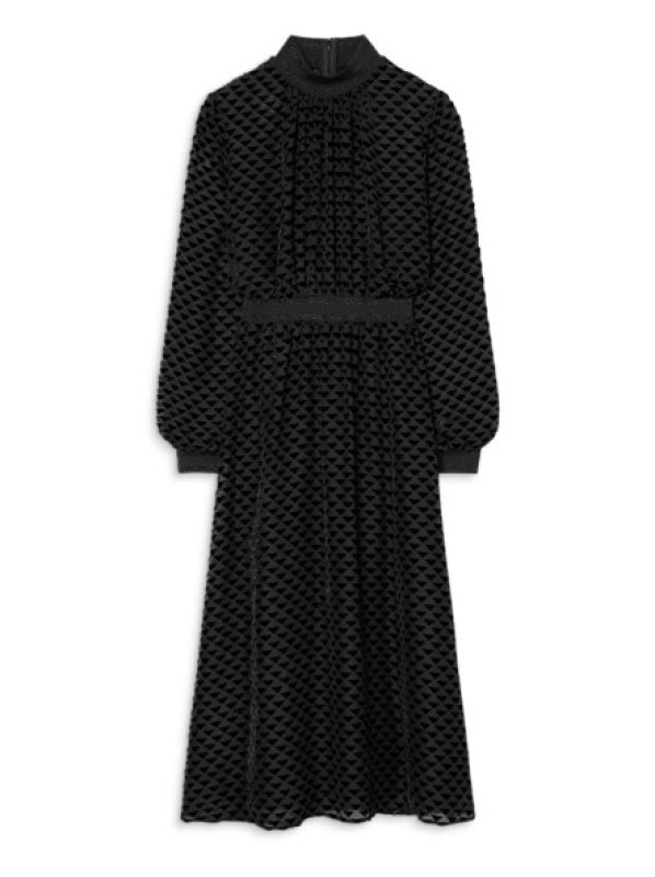 画像5: セール！Tory Burch トリーバーチ　Velvet Devore Black Dress (5)