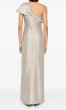画像5: 12/23までセール！Sachin & Babi ワンショルダーリボン ロングドレス｜フォーマル・イブニング対応｜ライトグレー、シルバー (5)