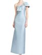 画像1: Sachin & Babi Ines Gown ワンショルダーリボン ロングドレス｜フォーマル・イブニング対応｜ライトブルー (1)