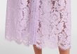 画像4: Self Portrait セルフポートレート ベルト付き レースドレス パープル｜Belted Lace Midi Dress (4)