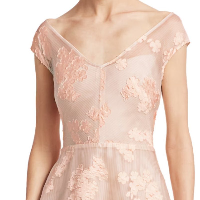 画像6: Lela Rose レラローズ フィルクーペ 花柄 フィット＆フレアドレス (6)