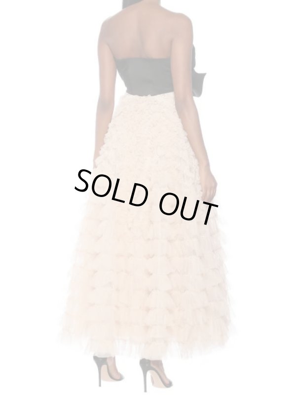 画像2: セール、REDValentino ストラップレス タフタ×チュール ティアードガウン｜ラグジュアリーパーティードレス (2)