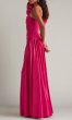 画像3:  Tadashi Shoji  タダシショージ  Romay ワンショルダー ロングドレス　ピンク (3)
