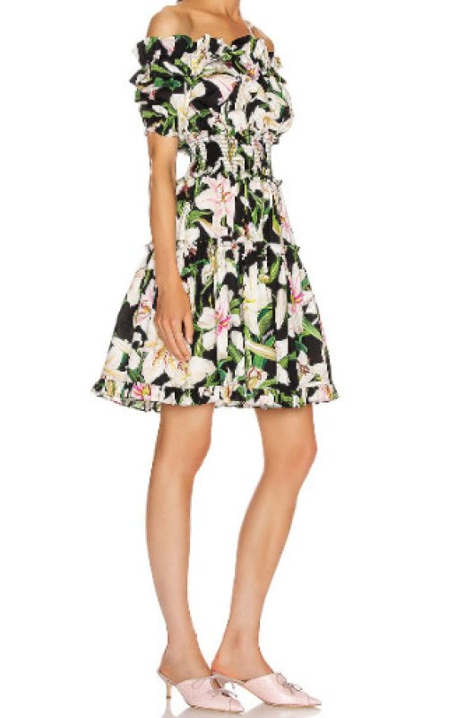 画像4: 【エミリー、パリへ行く】Dolce & Gabbana ドルチェ＆ガッバーナ 花柄コットンドレス (4)