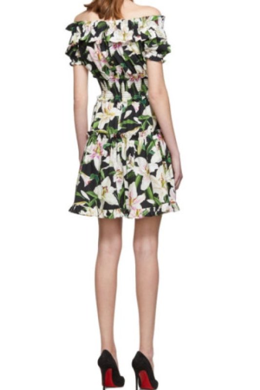 画像2: 【エミリー、パリへ行く】Dolce & Gabbana ドルチェ＆ガッバーナ 花柄コットンドレス (2)