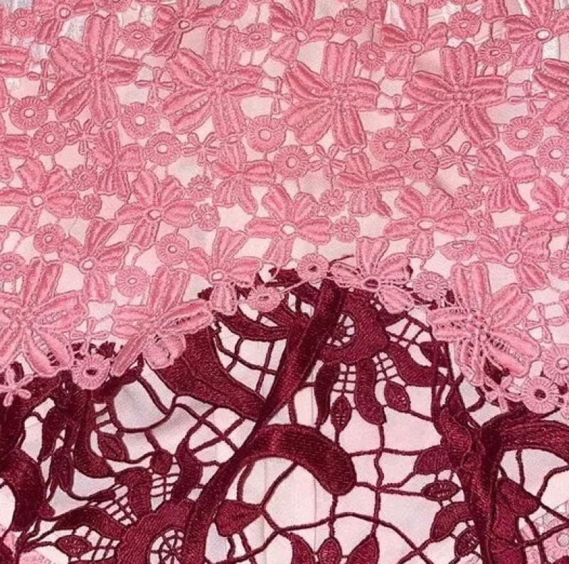 画像4: MAJE マージュ romarin グラデーションレースドレス (4)