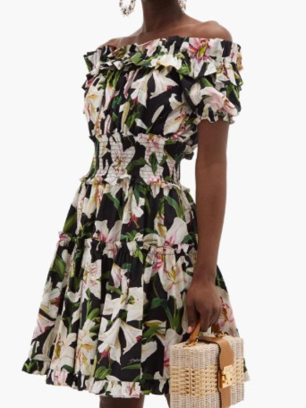 画像5: 【エミリー、パリへ行く】Dolce & Gabbana ドルチェ＆ガッバーナ 花柄コットンドレス (5)