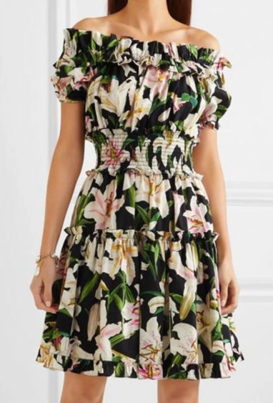 画像3: 【エミリー、パリへ行く】Dolce & Gabbana ドルチェ＆ガッバーナ 花柄コットンドレス (3)