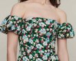 画像3: 【エミリー、パリへ行く】Maje マージュ Rapy 花柄 オフショルダー ミニドレス (3)