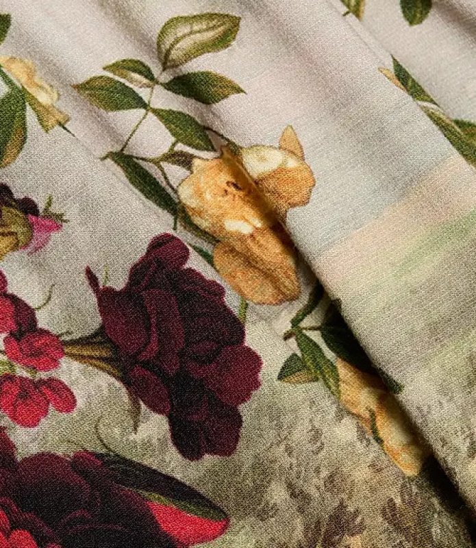 画像4: Alice + Olivia アリスアンドオリビア Delora “Forbidden Forest” フローラルプリント マキシドレス (4)