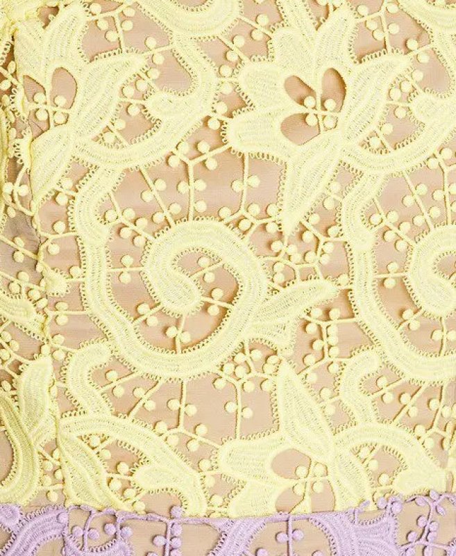 画像5: 3/13までセール！Milly ミリー Kait Trois マルチカラー レース ミディドレス (5)