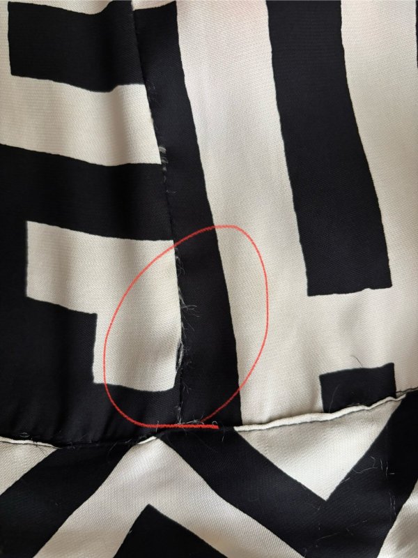 画像9: 訳アリ特価品【ドラマ衣装提供】Tracy Reese トレイシーリース　ベルト付きブラック&ホワイトドレス (9)