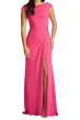 画像1: Tadashi Shoji Nanea ドレープスリットロングドレス｜演奏会・パーティーフォーマル　ピンク (1)
