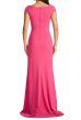 画像2: Tadashi Shoji Nanea ドレープスリットロングドレス｜演奏会・パーティーフォーマル　ピンク (2)