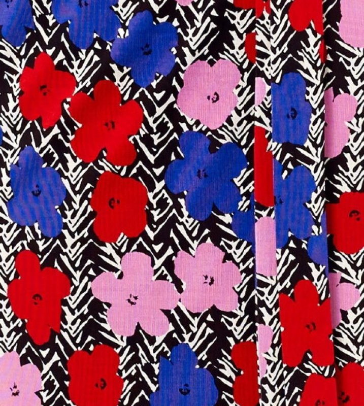 画像4: 4/20まで特別価格【ニッキーヒルトン愛用】限定モデル、Diane von Furstenberg NEW JULIAN TWO POP  Wrap Dress 　FLORAL BRUSHMARKS DEEP LILAC　 (4)