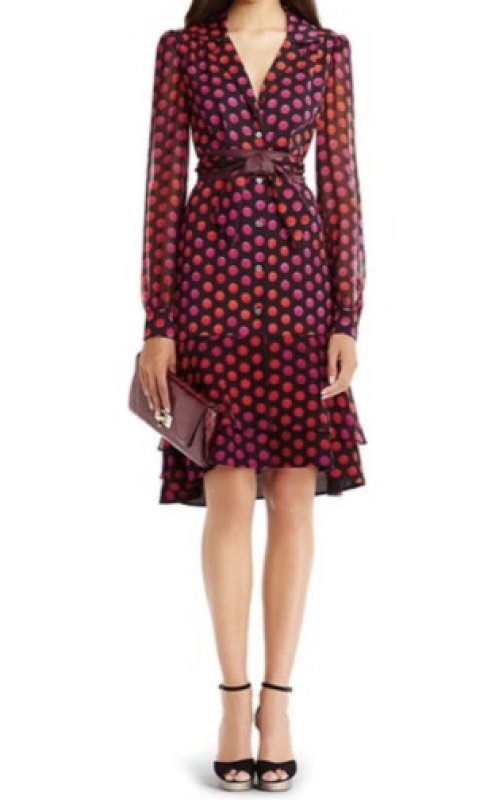 画像1: 4/19まで特別価格【レイチェルビルソン愛用】Diane von Furstenberg 　ダイアンフォンファステンバーグ CATHERINE DRESS   (1)