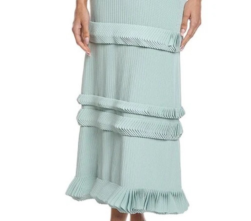 画像3: 4/25まで特別価格【TWICEモモ着用】Alexis Ines ニットドレス　アイスブルー (3)