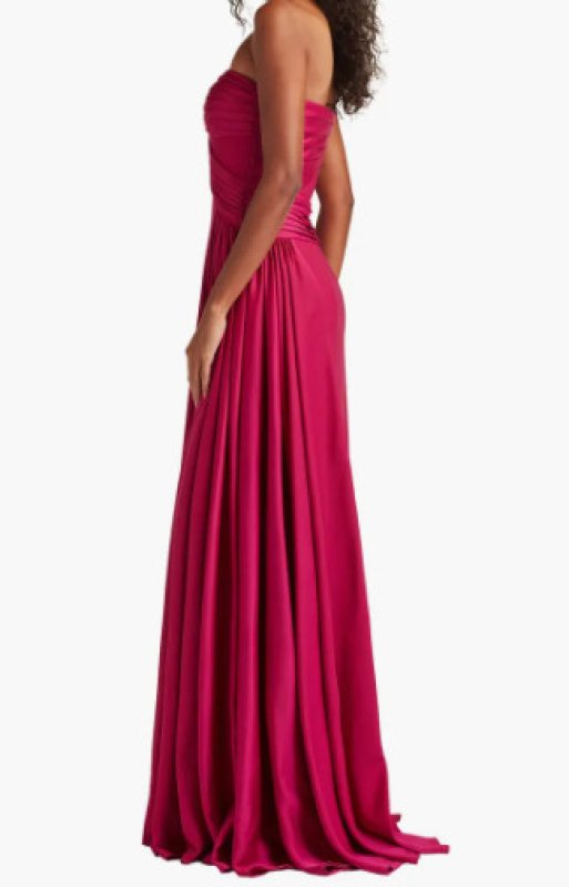 画像3: Tadashi Shoji タダシショージ Cassera  ロングフォーマルドレス ストラップレス ピンク 演奏会・パーティー対応 (3)