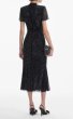画像3: 【パリスヒルトン愛用】Self-Portrait セルフポートレイト　ブラック Rhinestone Mesh Midi Dress (3)