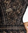 画像4: Tadashi Shoji タダシショージ Ahern Orchid Lace Gown ブラック (4)