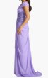 画像3: Tadashi Shoji タダシショージ  Mihaley ラベンダー オフショルダーロングドレス (3)