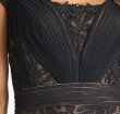 画像4: Tadashi Shoji タダシショージ Boette Lace Tea-Length Dress ブラック (4)