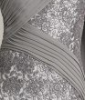 画像5: Tadashi Shoji タダシショージ　Eamon ワンショルダーロングドレス シルバーグレー (5)