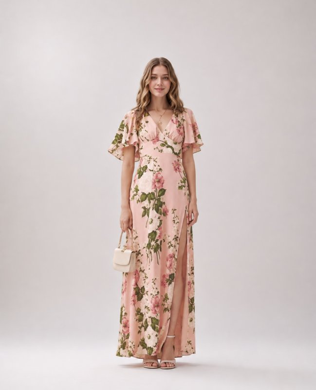 画像4: 【パリスヒルトン愛用】Reformation リフォーメーション　Shayla Dress  07241 (4)