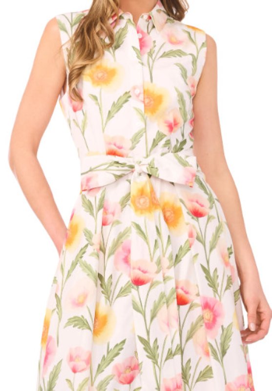 画像3: 【Angie Lassman愛用】Ted Baker テッドベーカー Cassie フローラル ミディシャツワンピース (3)
