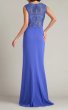 画像2: Tadashi Shoji タダシショージ Evelise レース カスケード ロングドレス｜ブルー系 (2)