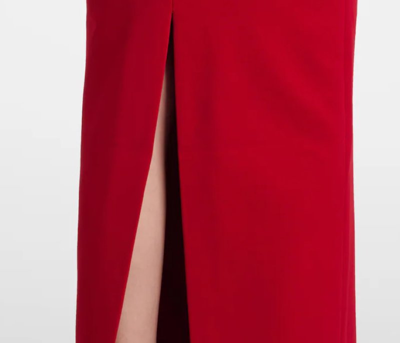 画像4: Solace London  Anica  オフショルダーロングドレス｜レッド (4)