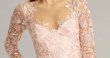 画像4: 【9/27まで特別価格】Tadashi Shoji タダシショージ Lendon Embroidered Tulle Gown  ピンク系 (4)