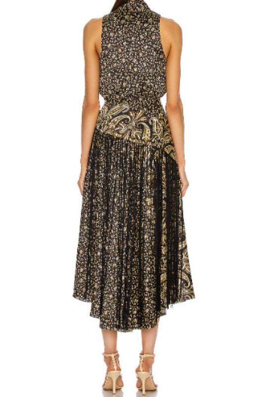 画像2: 10/3まで特別価格【マキシマ王妃ご愛用】SIMKHAI シンカイ Dahlia Halter Dress (2)