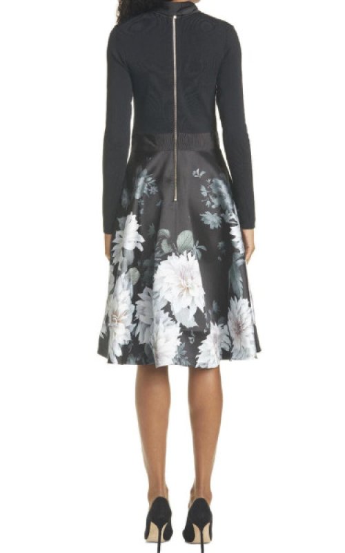 画像2: Ted Baker テッドベイカー    Jordynn Clove Full Skirted Mockable Dress (2)