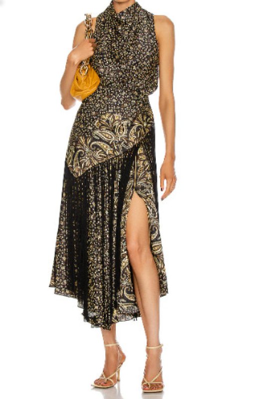 画像1: 10/3まで特別価格【マキシマ王妃ご愛用】SIMKHAI シンカイ Dahlia Halter Dress (1)