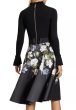 画像3: Ted Baker テッドベイカー    Nerida Floral-Print Fit and Flare Dress (3)