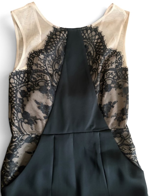 画像5: 【即日発送】BCBGMAXAZRIA   　Illusion Lace Top Gown (5)