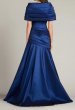 画像2: Tadashi Shoji タダシショージ  Romina Draped Taffeta Gown  ネイビー (2)