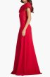 画像3: Tadashi Shoji タダシショージ  Ondria Draped Portrait Collar Gown レッド (3)