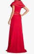 画像2: Tadashi Shoji タダシショージ  Ondria Draped Portrait Collar Gown レッド (2)