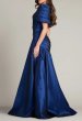 画像3: Tadashi Shoji タダシショージ  Romina Draped Taffeta Gown  ネイビー (3)