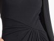 画像4: Tadashi Shoji タダシショージ  Ophira Draped One-Shoulder Gown ブラック (4)