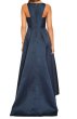 画像4: Adrianna Papell アドリアナパペル　Mikado High-Low Gown ネイビー系 (4)